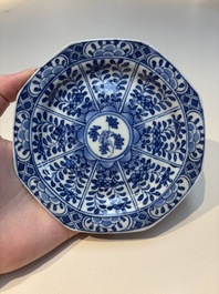 16 Chinese blue and white cups and 24 saucers, various marks, Kangxi and later