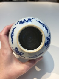 A group of Chinese and Japanese famille verte, blue and white wares, Kangxi and later