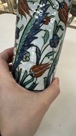 A polychrome Iznik mug, late 16th C.