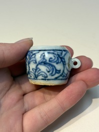 A group of Chinese and Japanese famille verte, blue and white wares, Kangxi and later