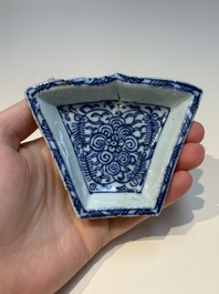 A group of Chinese and Japanese famille verte, blue and white wares, Kangxi and later