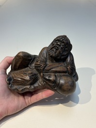 Six Chinese wooden and bamboo carvings, 19/20th C.