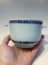 A group of Chinese and Japanese famille verte, blue and white wares, Kangxi and later