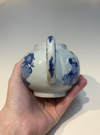 A group of Chinese and Japanese famille verte, blue and white wares, Kangxi and later