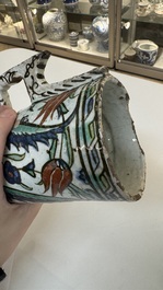 A polychrome Iznik mug, late 16th C.