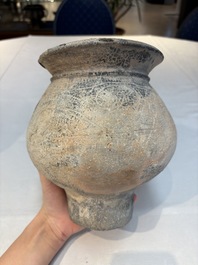Four Thai pottery vases, Ban-Chiang, 7/4th C. B.C.