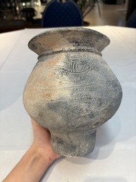 Four Thai pottery vases, Ban-Chiang, 7/4th C. B.C.