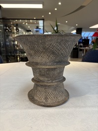 Four Thai pottery vases, Ban-Chiang, 7/4th C. B.C.