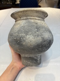 Four Thai pottery vases, Ban-Chiang, 7/4th C. B.C.