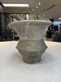 Four Thai pottery vases, Ban-Chiang, 7/4th C. B.C.