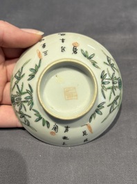 A large collection of 152 pieces, mainly Chinese porcelain covers, Kangxi and later