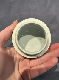 A large collection of 152 pieces, mainly Chinese porcelain covers, Kangxi and later