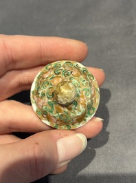 A large collection of 152 pieces, mainly Chinese porcelain covers, Kangxi and later