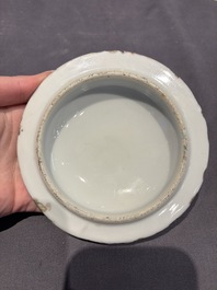 A large collection of 152 pieces, mainly Chinese porcelain covers, Kangxi and later