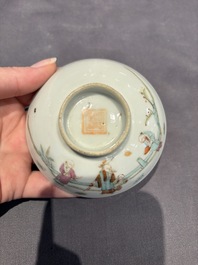 A large collection of 152 pieces, mainly Chinese porcelain covers, Kangxi and later