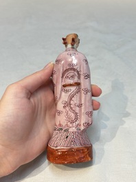 An exceptional complete set of twelve Chinese famille rose zodiac figures, Ge Yi Tai Zao 戈益泰造 marks, Republic