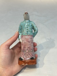 An exceptional complete set of twelve Chinese famille rose zodiac figures, Ge Yi Tai Zao 戈益泰造 marks, Republic