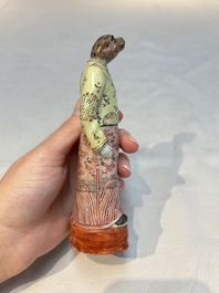 An exceptional complete set of twelve Chinese famille rose zodiac figures, Ge Yi Tai Zao 戈益泰造 marks, Republic