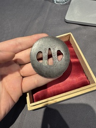 A varied collection of ten Japanese iron tsuba, Edo