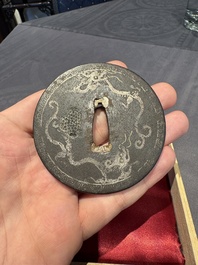 A varied collection of ten Japanese iron tsuba, Edo