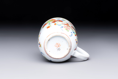 A Chinese famille rose 'Madame de Pompadour' cup and saucer, Qianlong, ca. 1745