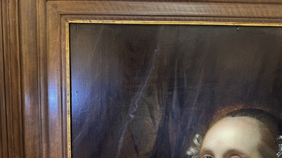 Bartholomeus van der Helst (1613-1670): 'Portrait of a Young Lady', oil on panel, signed and dated 1659