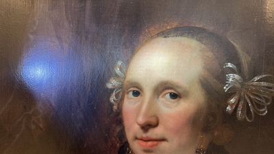 Bartholomeus van der Helst (1613-1670): 'Portrait of a Young Lady', oil on panel, signed and dated 1659