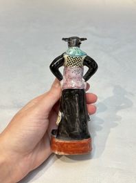 An exceptional complete set of twelve Chinese famille rose zodiac figures, Ge Yi Tai Zao 戈益泰造 marks, Republic