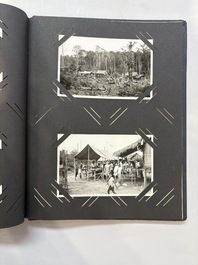A collection of four photo albums and fieldwork prints documenting South and Southeast Asia, 20th C.