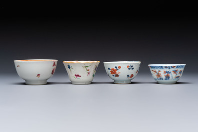 22 Chinese blue, white, famille rose and Imari-style wares, Kangxi and later