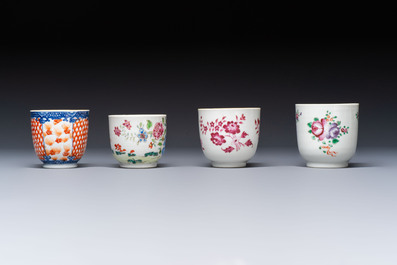 22 Chinese blue, white, famille rose and Imari-style wares, Kangxi and later