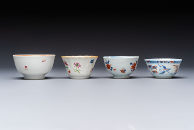 22 Chinese blue, white, famille rose and Imari-style wares, Kangxi and later