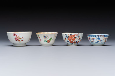 22 Chinese blue, white, famille rose and Imari-style wares, Kangxi and later