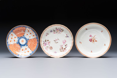 22 Chinese blue, white, famille rose and Imari-style wares, Kangxi and later