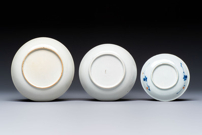 22 Chinese blue, white, famille rose and Imari-style wares, Kangxi and later