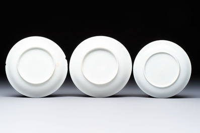 A group of 14 Chinese and Samson, Paris porcelain wares, 18/19th C.