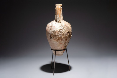 A Roman pottery wine transport amphora with marine encrustation, Northern Adriatic region, 1st C. B.C./3rd C.