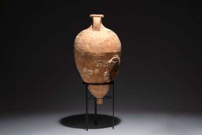 A Roman pottery olive oil transport amphora with marine encrustation, South of Spain, 1st/3rd C.