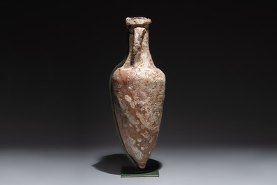 A Roman pottery fish oil or wine transport amphora with marine encrustation, South of Spain, 1st C. B.C./1st C.