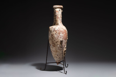 A Roman pottery fish oil or wine transport amphora with marine encrustation, South of Spain, 1st C. B.C./1st C.