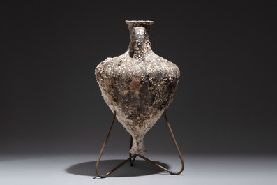 A Roman pottery olive oil transport amphora, South of Spain, 1st/3rd C.
