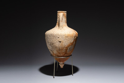 A Roman pottery wine transport amphora, Northern Adriatic region, 1st C. b.C./3rd C.