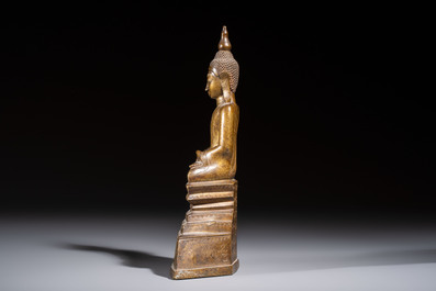 An inscribed Burmese bronze Buddha, Tai Yai, 19th C.