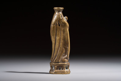 A bronze Madonna with Child, The Netherlands, possibly Utrecht, 1st half 16th C.