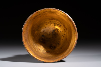 A fine Chinese cloisonn&eacute; 'Lotus Scroll' bowl, Ming