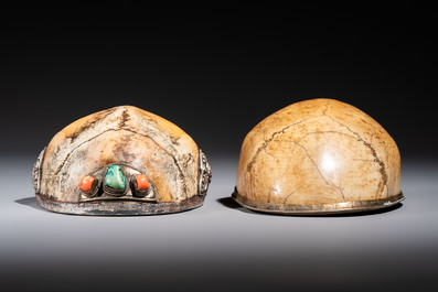 A varied collection of seven Tibetan ritual utensils, 19/20th C.