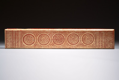 A Burmese gilt-lacquered Kammavaca or Buddhist manuscript, Mandalay, 19th C.