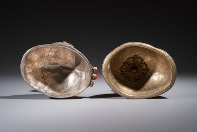 A varied collection of seven Tibetan ritual utensils, 19/20th C.