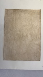 After Albrecht D&uuml;rer (Germany, 1471-1528): 'The Presentation', woodcut on paper, 19th C. or earlier