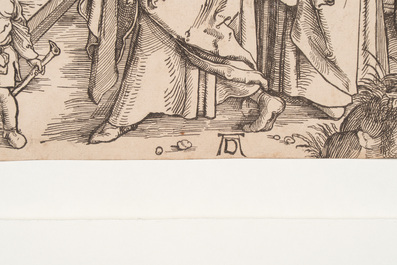 After Albrecht D&uuml;rer (Germany, 1471-1528): 'The Presentation', woodcut on paper, 19th C. or earlier